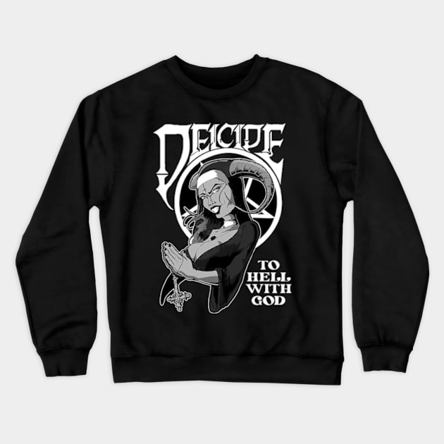 Deicide - To hell with god Crewneck Sweatshirt by CosmicAngerDesign